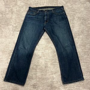 Levi’s 514 size 36 x 28 1/2 distressed denim jean